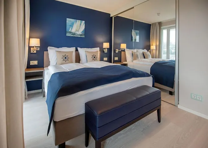 Duenenresidenz Prora - Ferienwohnung Mit Meerblick, 3 Schlafzimmern, Balkon Und Sauna Np-306